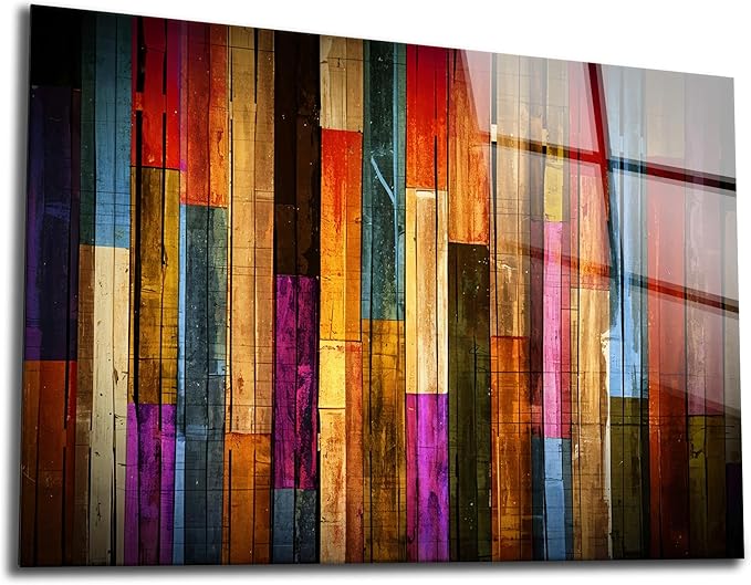 SpiritualHands Painted Wood Glass Printing Wall Art, Glass Wall Art, Home Decoration, Interior Design Ideas, Wall Hangings, Tempered Glass Wall Art