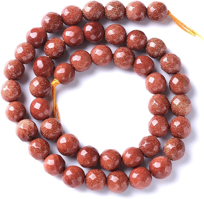 90pcs 4mm Natural Gold Sandstone Beads Faceted Stone Energy Healing Beads for Jewelry MakingDIY Bracelet Necklace Accessories 15" (4mm, Faceted Gold Sandstone)