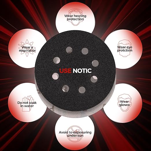 50PCS 5 inch Silicon Carbide Sanding Discs 7000 Grit, Wet Dry Orbital 5 Sander Hook and Loop Sandpaper Disc Ultra Fine Grit, Best for Metal,Automotive Precision Polishing