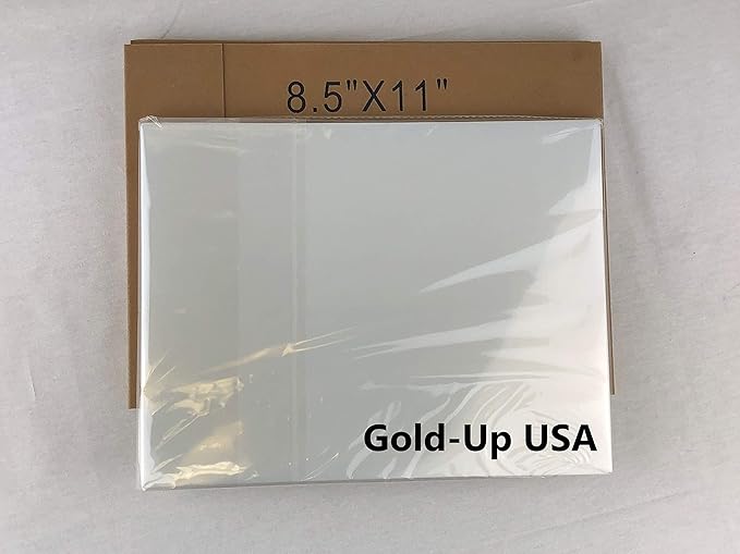 8.5 x 11 Inch Waterproof Inkjet Transparency Film for Silk Screen Printing (200 Sheets)