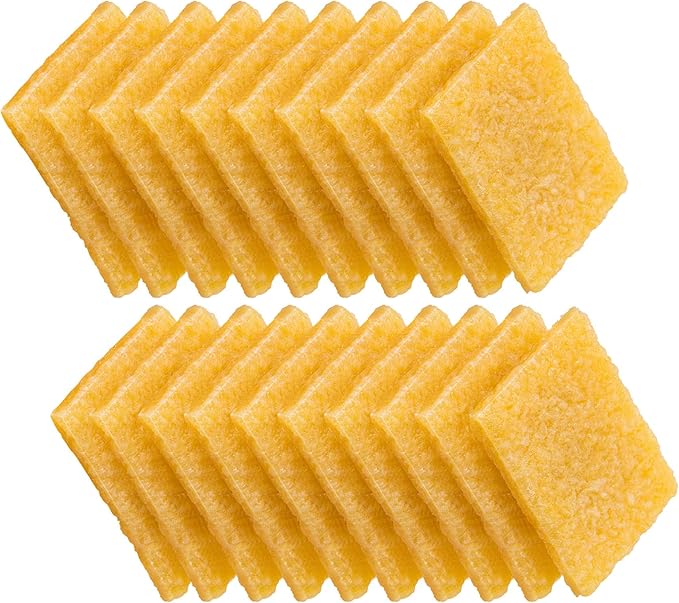 PAGOW 18PCS Rubber Cement Eraser, Glue Residue Pick-Up Eraser, Cleaning Tool for Removing Adhesive Residues from Paper Plastic and More （Size: 2.0inch x 1.43inch x 0.33inch, 51mm x 36mm x 8.5mm)
