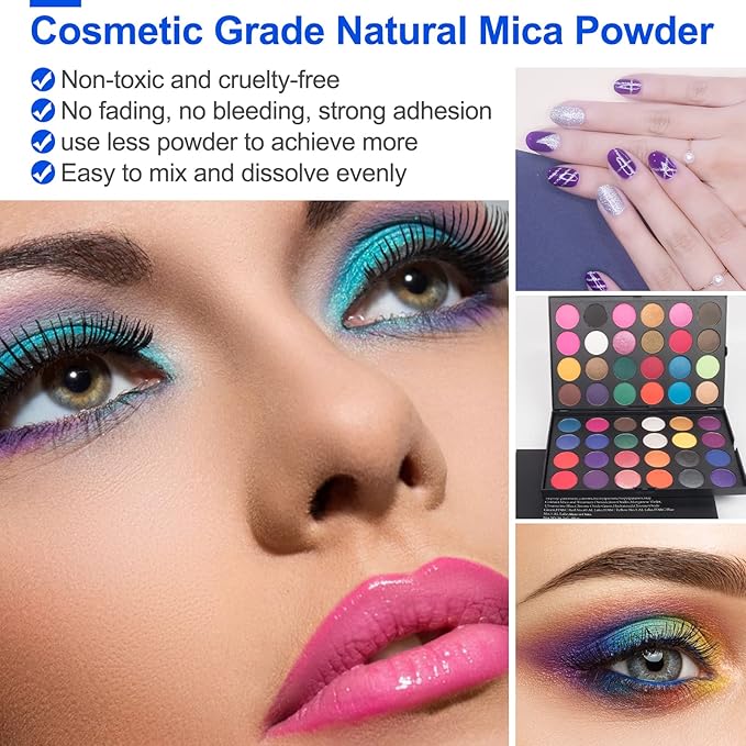Mica Powder,7.05OZ（200g）,Bright Pale Gold Mica Powder Pigment for Epoxy Resin，Lip Gloss，Car Paint，Dye，Soap Making，Nail Polish,Epoxy Resin,Candle Making,Bath Bombs
