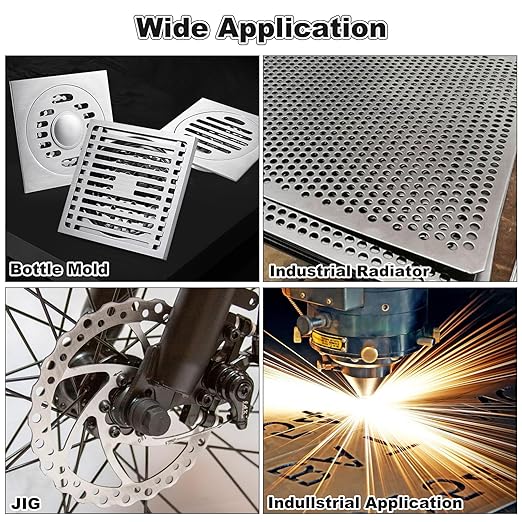 4PCS 4 x 4 x 1/2 (0.47") Inch Aluminum Plate Aluminum Metal Sheet 6061 Aluminum Metal Plate Covered with Protective Film, Finely Polished and Deburred