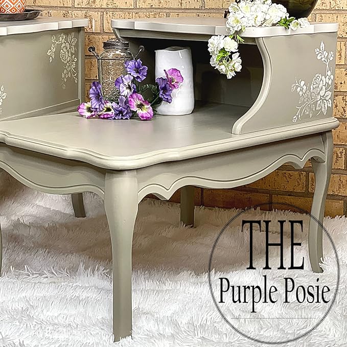Dixie Belle Paint Company Chalk Finish Furniture Paint - Sawmill Gravy (16oz) - Matte Smooth Beige Chic Chalk Mineral DIY Furniture Paint