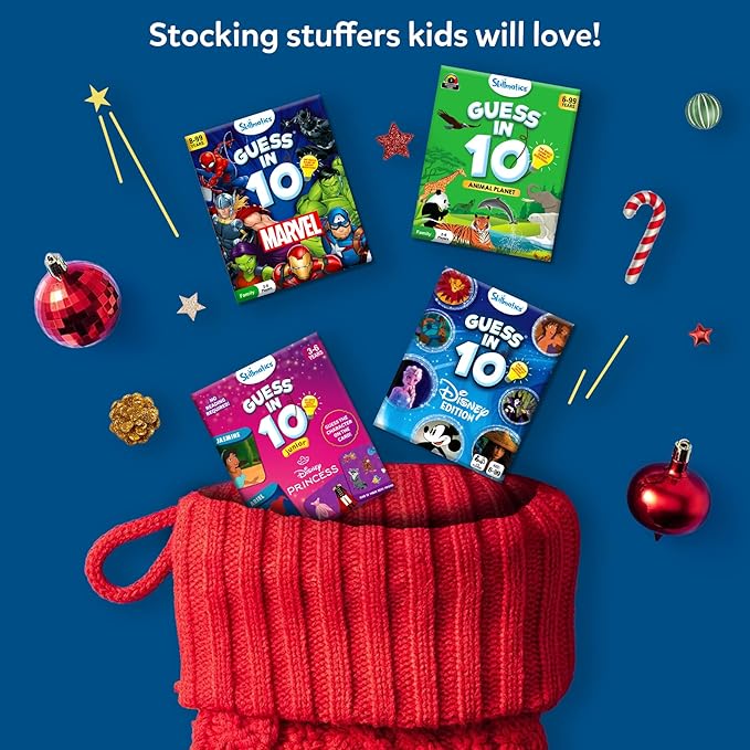 Skillmatics Guess in 10 Junior Food We Eat for Kids, Boys, Girls, and Families Who Love Card Games, Board Games and Educational Toys, Travel Friendly, Gifts for Ages 3, 4, 5, 6