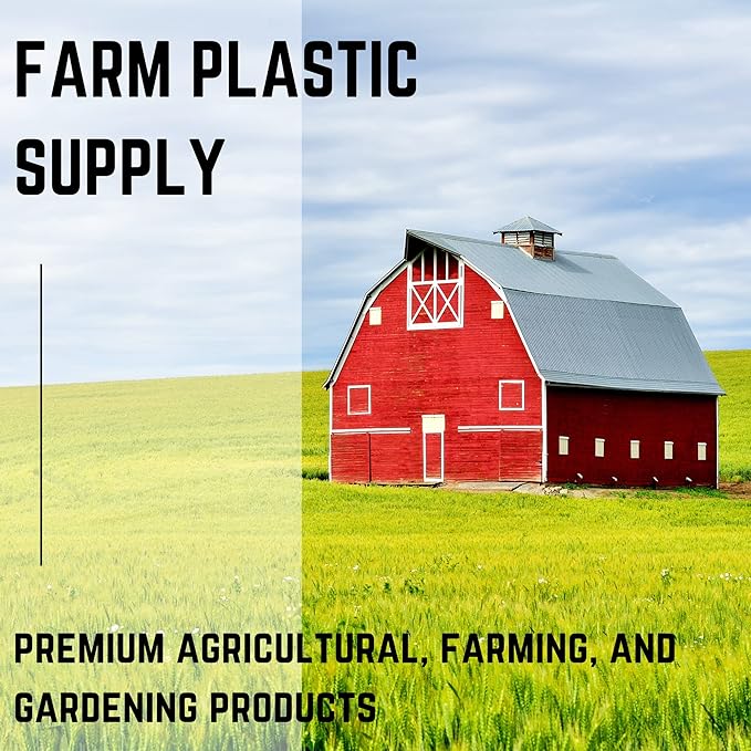 Farm Plastic Supply - Clear Vinyl Sheeting - 15 Mil - (4'6" x 125') - Vinyl Plastic Sheeting, Clear Vinyl Sheet for Storm Windows, Covering, Protection, Tablecloth Protector