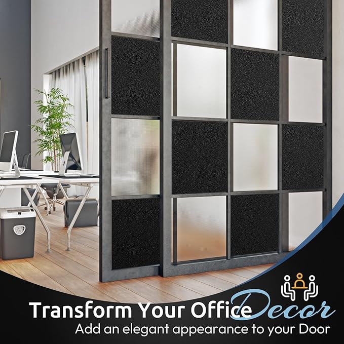 rabbitgoo Blackout Window Film, Sun Heat Blocking Privacy Cover for Glass, Removable Opaque Room Darkening Dark Black Out Window Covers Tint Shades for Home Day Sleep Light Blocker 17.5 x 157 Inches