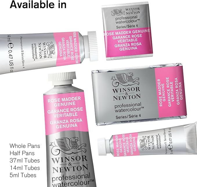 Winsor & Newton Professional Water Colour Paint, 0.17-oz Tube, Cadmium-Free Yellow Pale