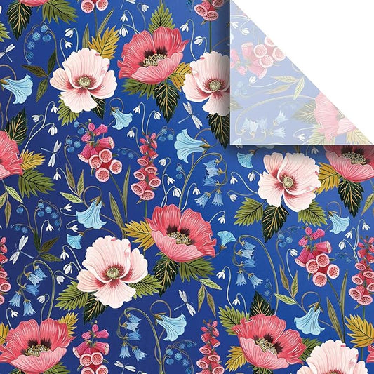 Colors of Rainbow - Blooming - 12 Sheets, 20 inch X 29 inch - Italian Print Tissue Paper for Decoupage Gift Basket Gift Bag Party Crafts (Blooming)