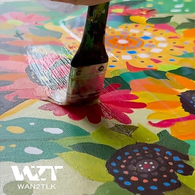 Acrylic Varnish, Professional Matte Varnish for Acrylic Painting, Seals and Protects Artworks, Non-Toxic, Art Acrylic Paint Sealer for Handmade Artists, Painter & Kids (200ml/Matte)