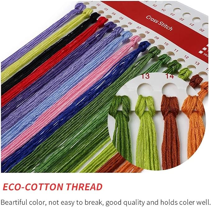 Foxdiviy Magic Night Light Tree 16x20 inch 11CT Embroidery Patterns Art Crafts DIY Needlepoint Kits for Beginners Adults All Ages Modern Multicolor Nature, Abstract