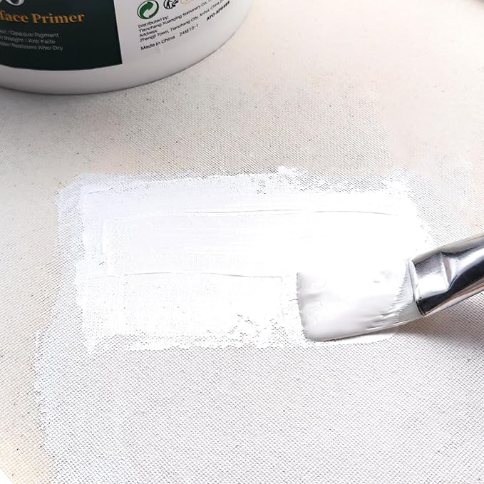 Artecho White Gesso 64oz / 1.89L, Gesso Primer for Acrylic Painting