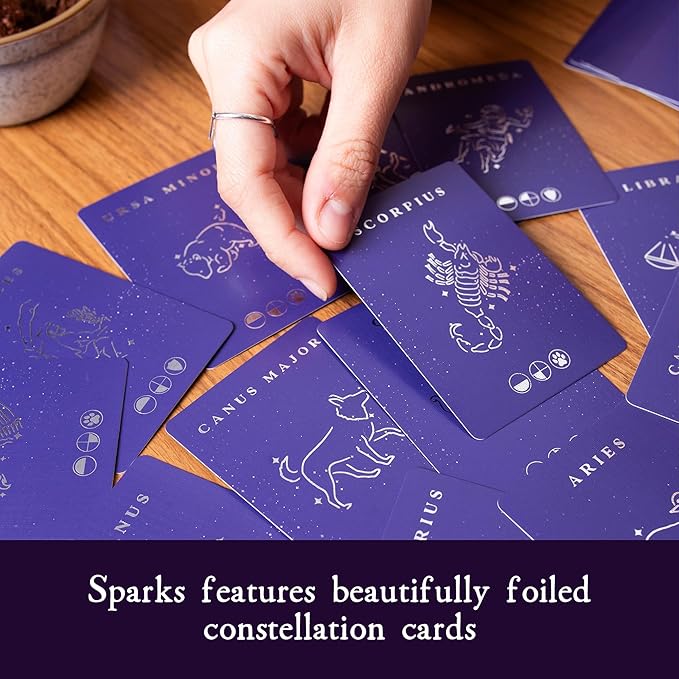 Rabble Sparks - A Conversation Game Inspired by The Stars 2-8 Players, Conversation Cards for Couples, Friends, Family, Card Games for Couples and Adults