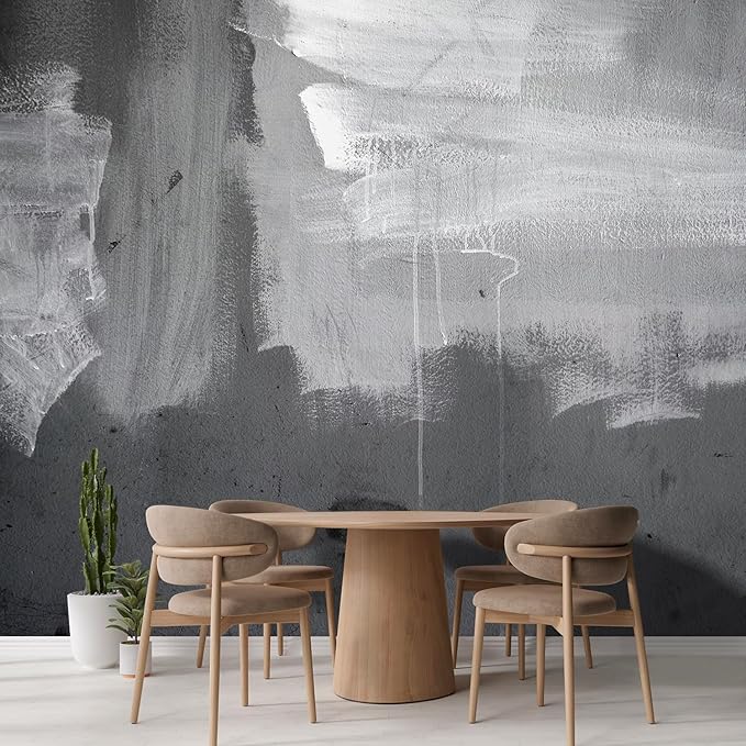wall26 Wall Sticker/Wall Mural Metal Background, Not Peel and Stick, Non-Woven Wallpaper Decorative for Bedroom, Living Room, Office - 100x144 inches
