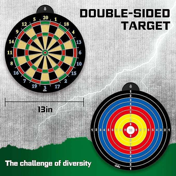 Magnetic Dart Board - 12pcs Magnetic Darts - Excellent Indoor Game and Party Games - Gifts for 5 6 7 8 9 10 11 12 Year Old Boy Kids
