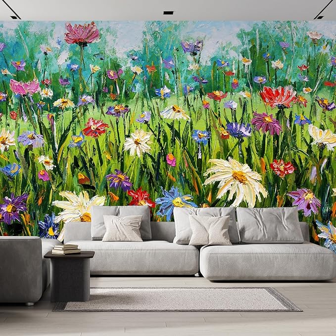 wall26 Self-Adhesive Wallpaper Large Wall Mural Series - 132x120 inches