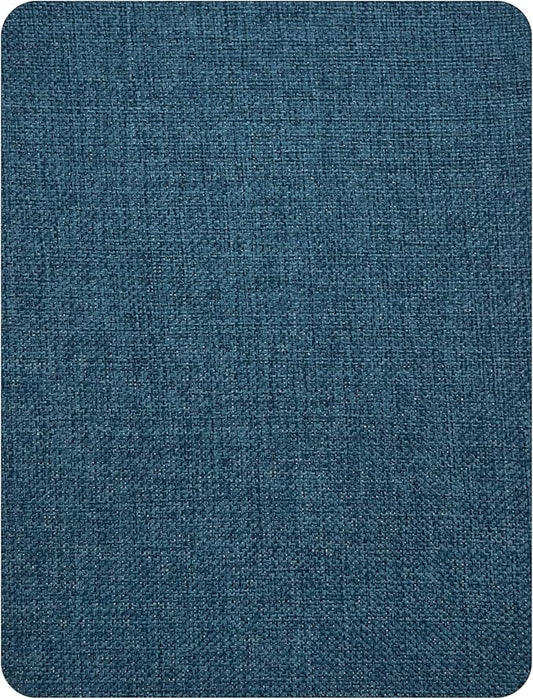 Coarse Linen Repair Patches, Self-Adhesive Linen Fabric Patches, 8X11 inch Extra Size, Multi Color, Can be Used for Linen Sofa Repair and Linen Clothes Repair(8" x 11",Dark Blue)