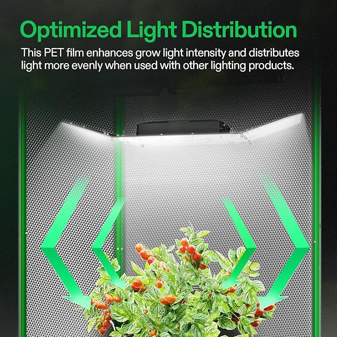 VIVOSUN 6 Mil Mylar Film Roll, 4 ft. x 100 ft. Diamond Film Foil Roll, Heavy-Duty Reflective Film for Grow Tent, Warm House, and Grow Room (100 ft.)