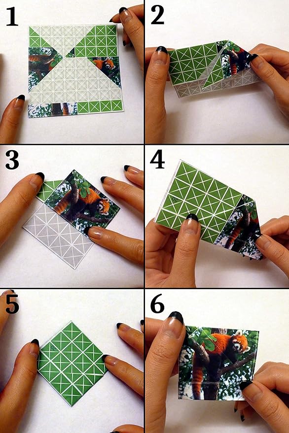 FOLDOLOGY - The Origami Puzzle Game! Brain Teasers for Tweens, Teens & Adults | Travel Game, Hands-On STEM Toy, Stocking Stuffer, Gift for Ages 10+ | Fold the Paper, Complete the Picture | 100 Puzzles