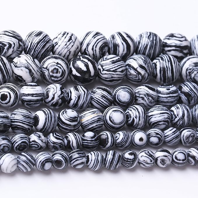 32PCS 12MM Black Malachite Beads Stone Beads Energy Healing Beads for DIY Jewelry Bracelet Necklace Making for Jewelry Making15Inch…