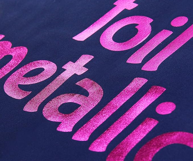 Threadart Metallic Foil Aqua Heat Transfer Vinyl Film | Custom Cut Roll 20" Wide by The Yard | Compatible with Venture Explore and Maker, Silhouette Cameo, & Large Format Cutters