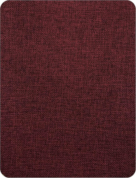 Coarse Linen Repair Patches, Self-Adhesive Linen Fabric Patches, 8X11 inch Extra Size, Multi Color, Can be Used for Linen Sofa Repair and Linen Clothes Repair(8" x 11",Burgundy 1.0)