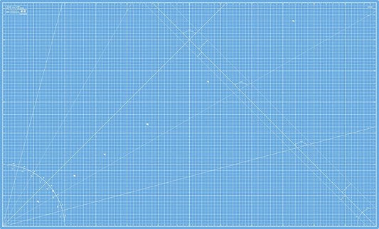 Elan Cutting Mat 36x60 Blue, Extra Large Self Healing Cutting Mat 36 x 60 Inch, 5-Ply Craft Board Blue, Hobby Board for Sewing and Quilting