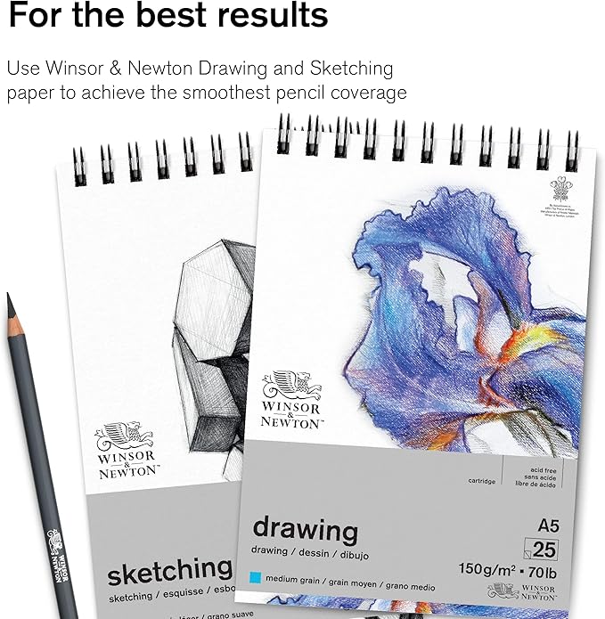 Winsor & Newton Studio Collection Artist Pencils, Graphite Pencils, Set of 12