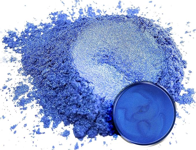 Eye Candy Pigments Premium Blue Mica Powder - Ajisai Blue (50gr) - for Epoxy, Resin, Soap, Paint, Woodworking, Acrylic Pouring, Bath Bombs, Fishing Lures - DIY Arts and Crafts Additive