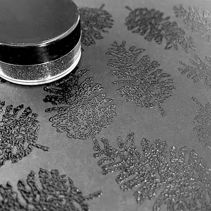 Embossing Kit, Powder, Clear Embossing Pen, Embossing Ink Pad, 8X 10ml Embossing Powders for Use with Embossing Heat Tool for Crafts
