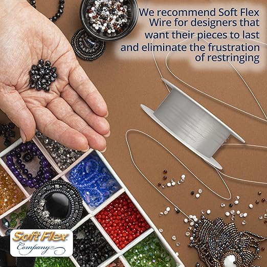 Soft Flex 21 Strand Beading Wire - Fine 0.14 Diameter - 30 Feet Design Wire