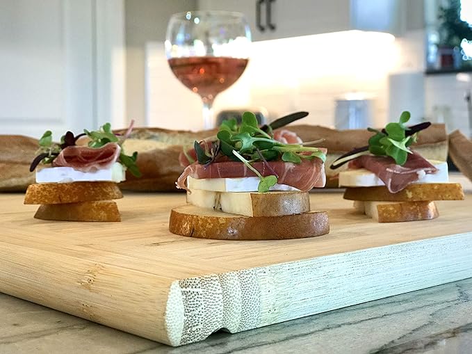 Pureboo Premium Bamboo Pull-out Cutting Board - 8 Different Sizes to Fit Most Standard Slots 13.75"W x 22"D x 3/4"H