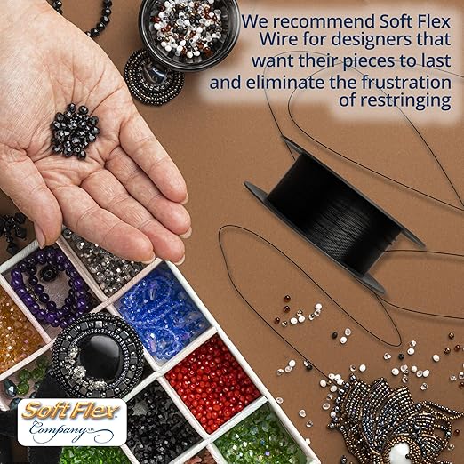 Soft Flex 21 Strand Beading Wire - Fine 0.14 Diameter - 30 Feet Design Wire