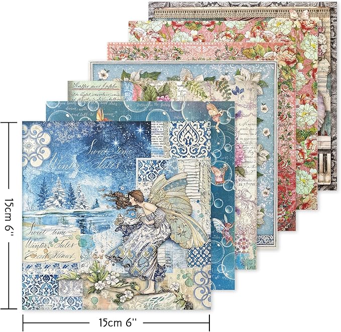 Origami 6x6 Paper Kit 150 Sheets 150 Vivid Colors Double Sided Same Printed Traditional Patterns Square for Arts Crafts Projects Japan Traditional Chiyo.Flower