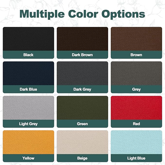Iron on Patches for Clothes, 8 Pieces Fabric Patches for Clothing, Bag, Hat Repair, Clothing Repair Decorating Kit 3.7" by 4.9" (9.5 cm x 12.5 cm, Light Grey)