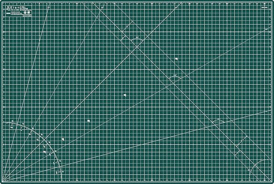Elan Cutting Mat A1 Green, Large Self Healing Cutting Mat 24 x 36 Inch, 5-Ply Craft Board Green, Hobby Board for Crafts 24x36 Inch