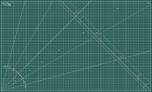 Elan Cutting Mat 36x60 Green, Extra Large Self Healing Cutting Mat 36 x 60 Inch, 5-Ply Craft Board Green, Hobby Board for Sewing and Quilting