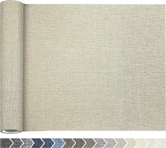 Coarse Linen Repair Patches, Self-Adhesive Linen Fabric Patches, 12X40 inch Extra Size, Multi Color, Can be Used for Linen Sofa Repair and Linen Clothes Repair(12" x 40",Beige 1.0)