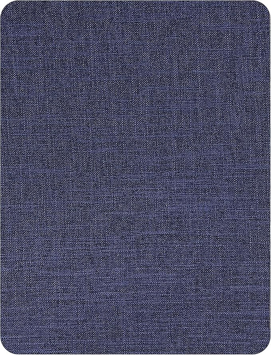Fine Linen Repair Patches, Self-Adhesive Linen Fabric Patches, 8X11 inch Extra Size, Multi Color, Can be Used for Linen Sofa Repair and Linen Clothes Repair(8" x 11", Dark Blue 1.0)